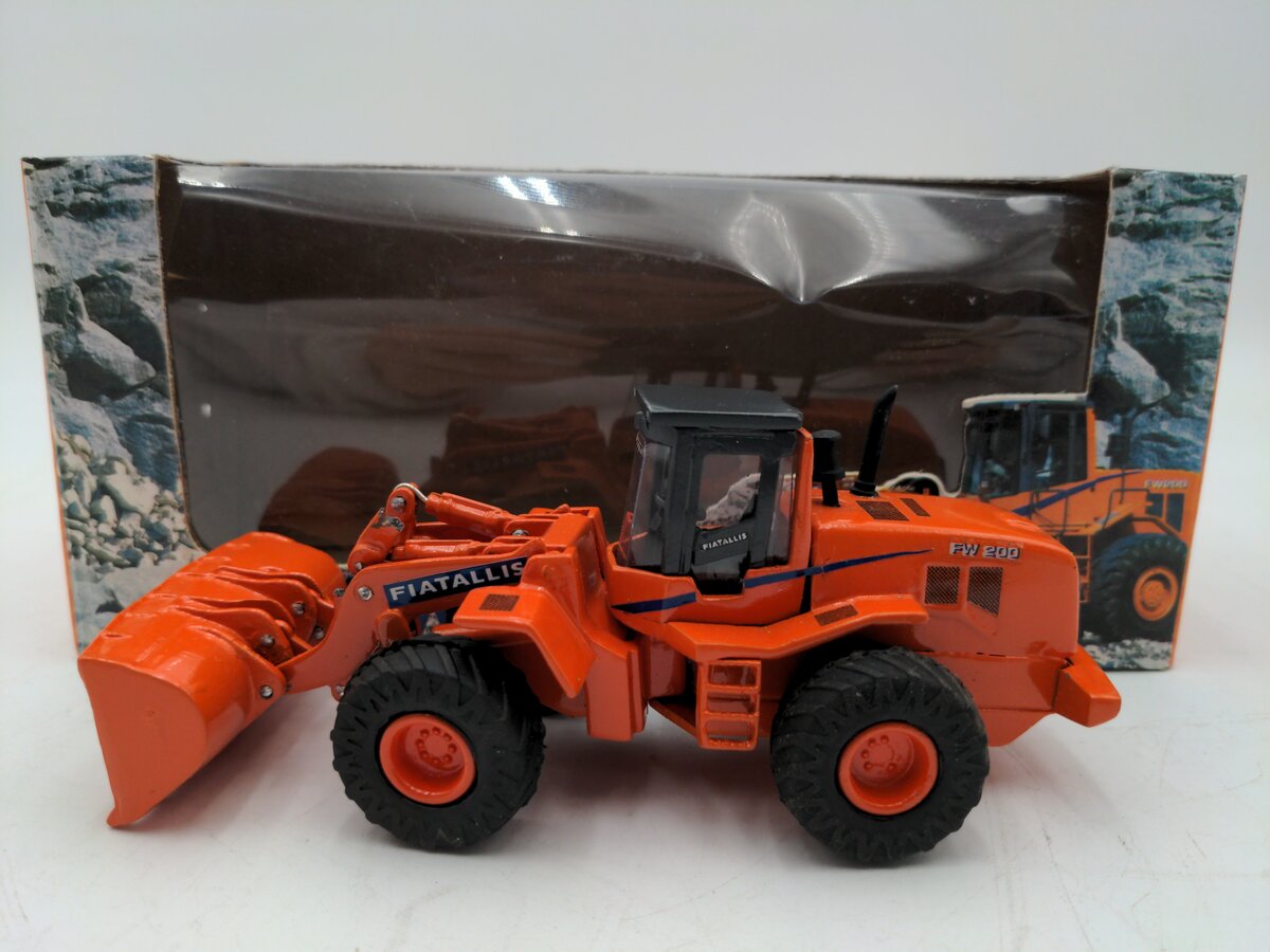 Unknown Manufacturer 1:50 Scale Diecast Fiat Allis FW200 Wheel Loader VG/Box
