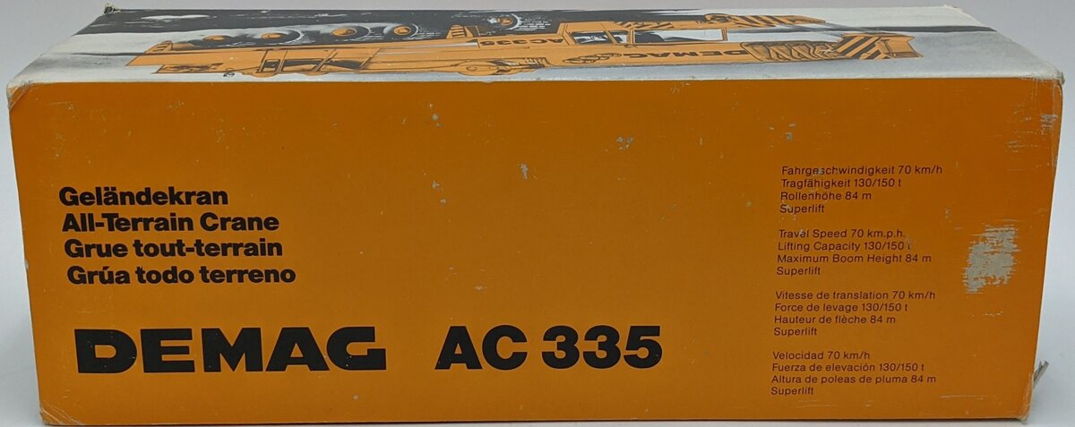 Conrad 2081 1:50 Scale Diecast Demag AC 335 All-Terrain Crane VG/Box