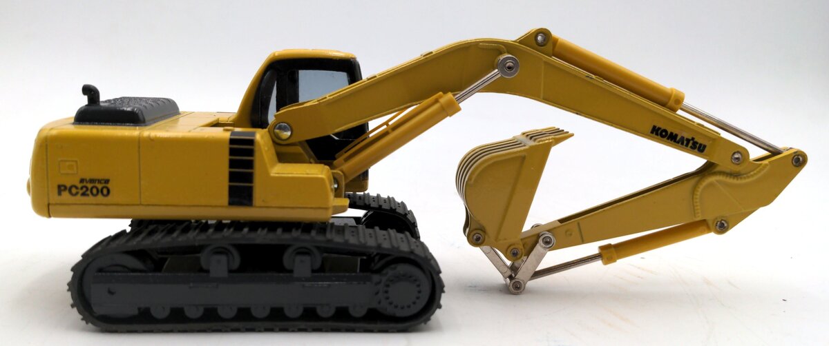 Goods Wave K-004 1:43 Scale Diecast Komatsu Avance PC-200 Excavator EX/Box
