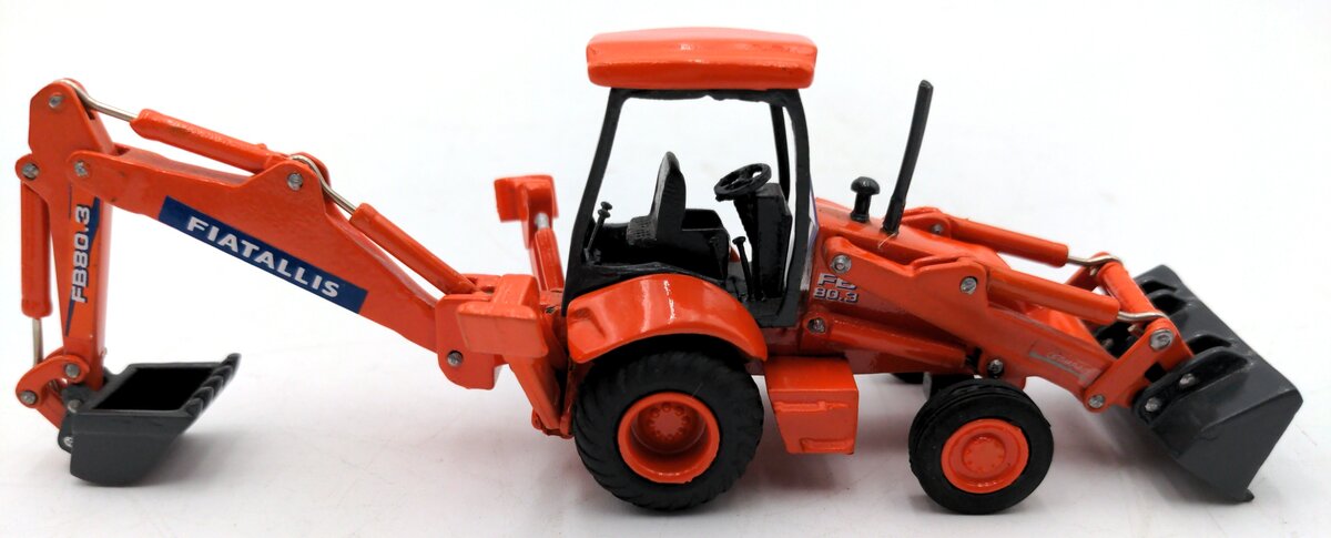 Unknown Manufacturer BRF0110 1:50 Scale Diecast Fiat Allis FB 80.3 Backhoe EX/Box