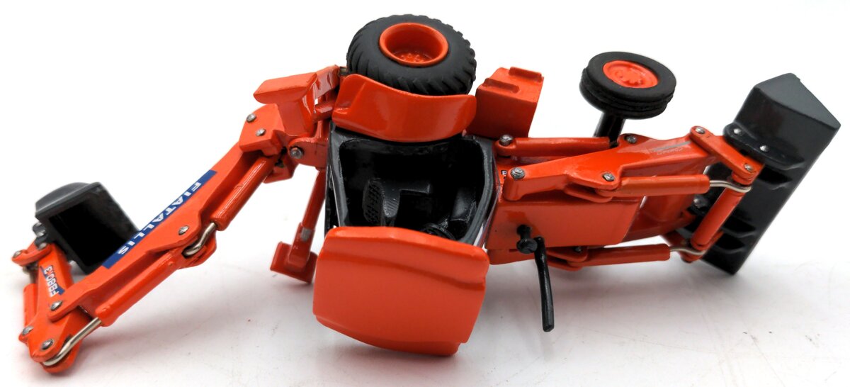 Unknown Manufacturer BRF0110 1:50 Scale Diecast Fiat Allis FB 80.3 Backhoe EX/Box