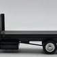 Custom Built 1:50 Diecast Peterbilt Custom Tractor W/Flatbed Trailer White/Black NEW