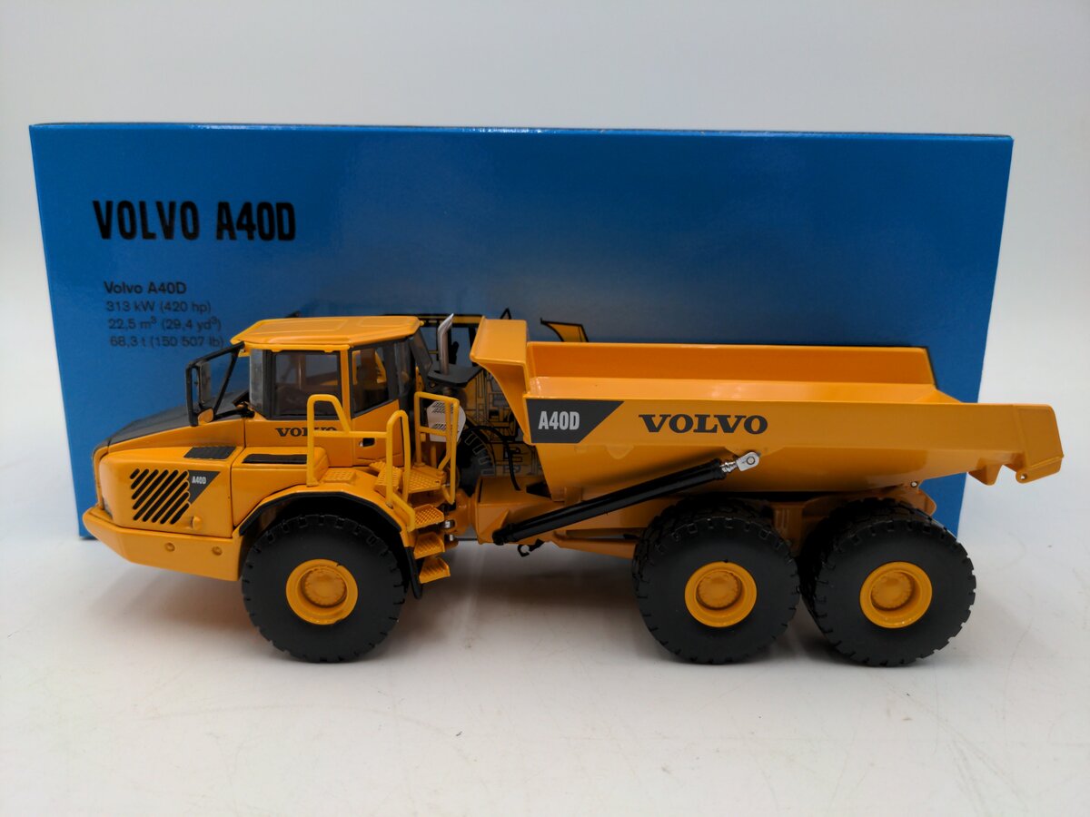 Herpa 6507 HO Volvo A40D Articulated Hauler Dump Truck  VG/Box