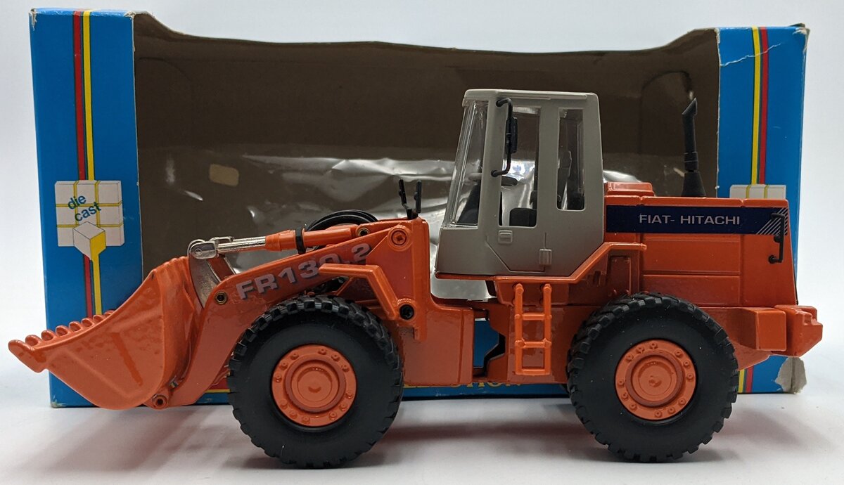 ROS 00021 1:32 Diecast Fiat Allis FR130 Wheel Loader Orange NIB