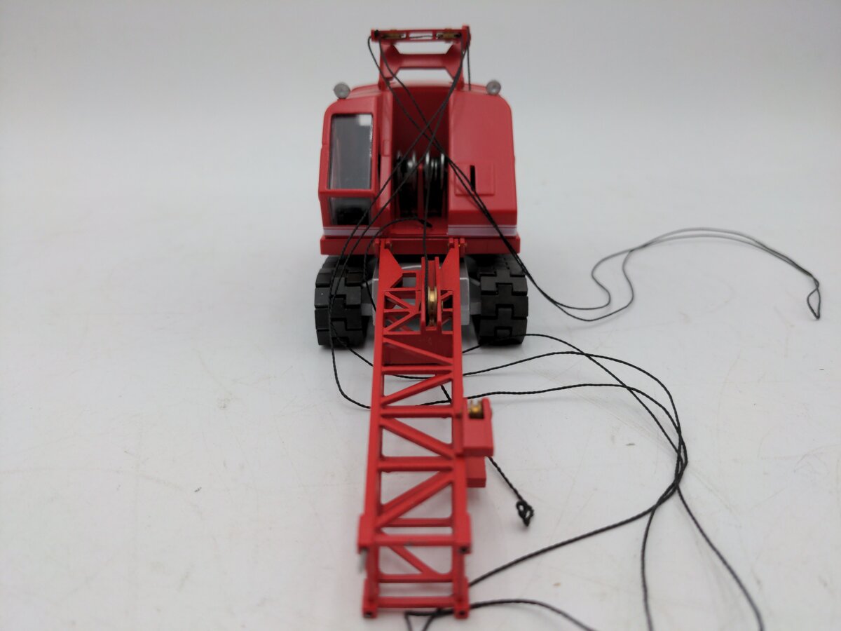 NZG 440/1 Red Die-Cast O&K Crawler Crane with Dragline VG/Box