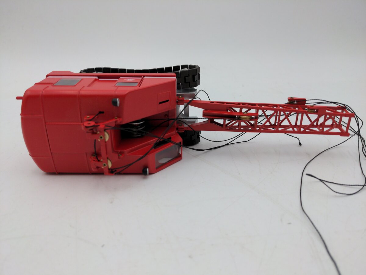 NZG 440/1 Red Die-Cast O&K Crawler Crane with Dragline VG/Box