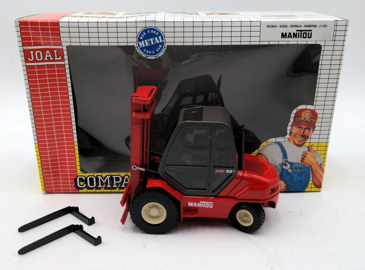 Joal 200 1:25 Scale Diecast Manitou MSI 50 Forklift - Elevator Lift Truck VG/Box