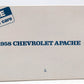 Danbury Mint 20840 1:24 Chevy 1958 Apache Truck-Blue LN/Box