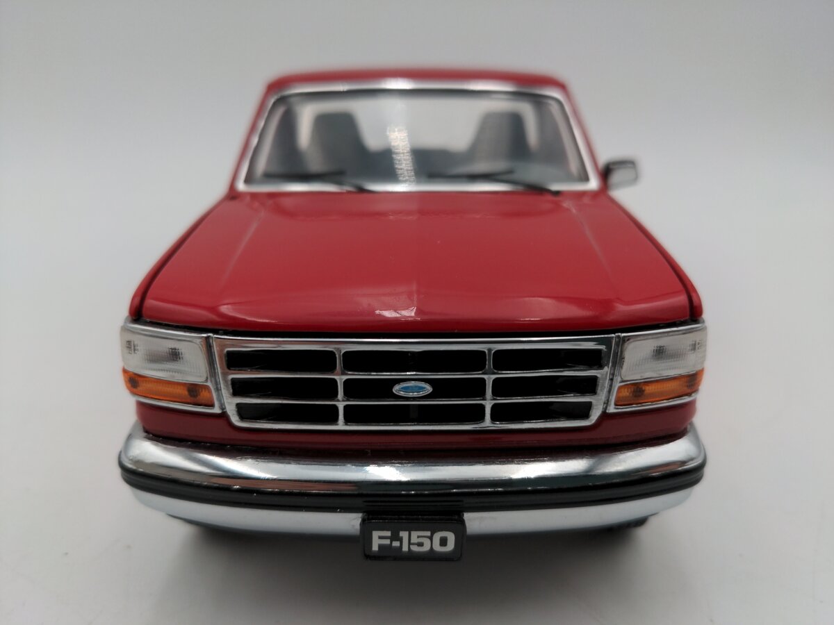 Franklin Mint B11VA79 1:24 Ford 96' F-150 Pick Up Truck Red VG/Box
