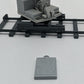 Conrad 1041 1:50 Silver Liehberr TK8 Rail Service Tower Crane NIB