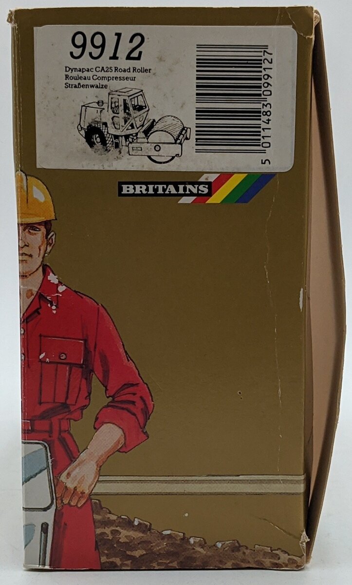 W. Britain 9912 1:35 Diecast Dynapac CA25 Road Roller NIB