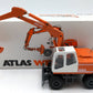 Conrad 2905 1:50 Scale Diecast Atlas 1504 Wheeled Excavator w/Grapple NIB