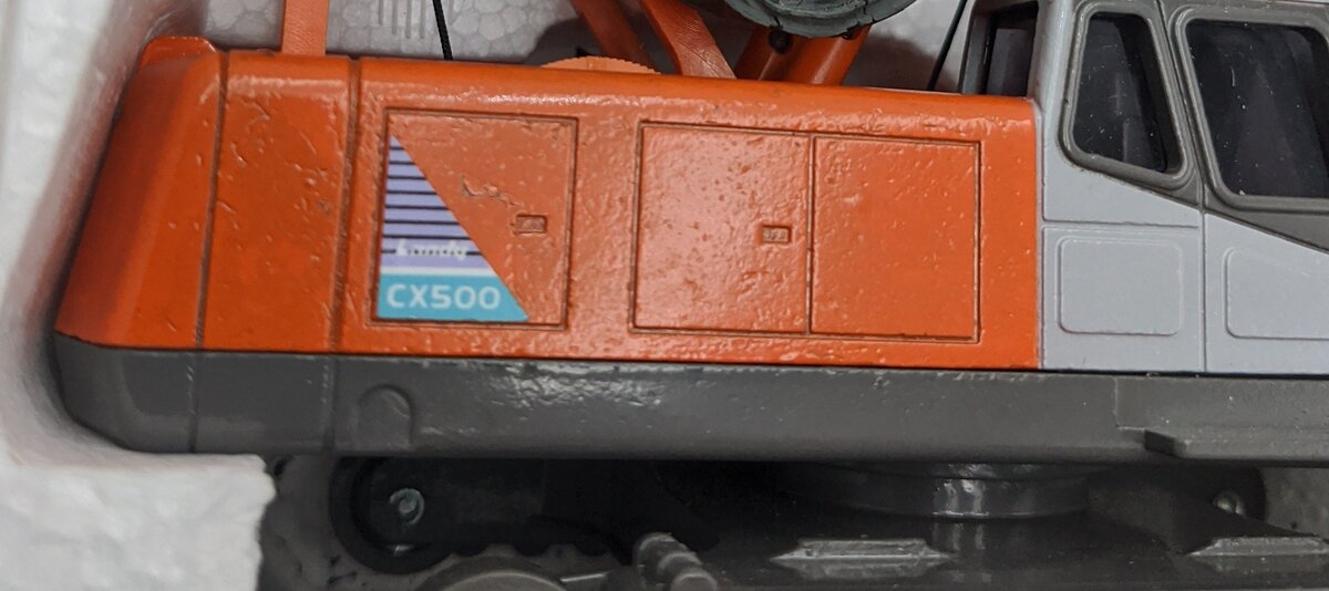 1609 1:50 Hitachi CX500 Crawler Crane Orange VG/Box