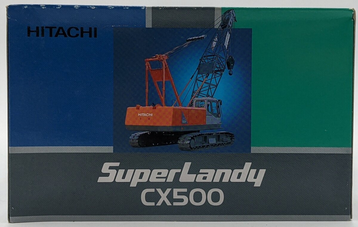 1609 1:50 Hitachi CX500 Crawler Crane Orange VG/Box