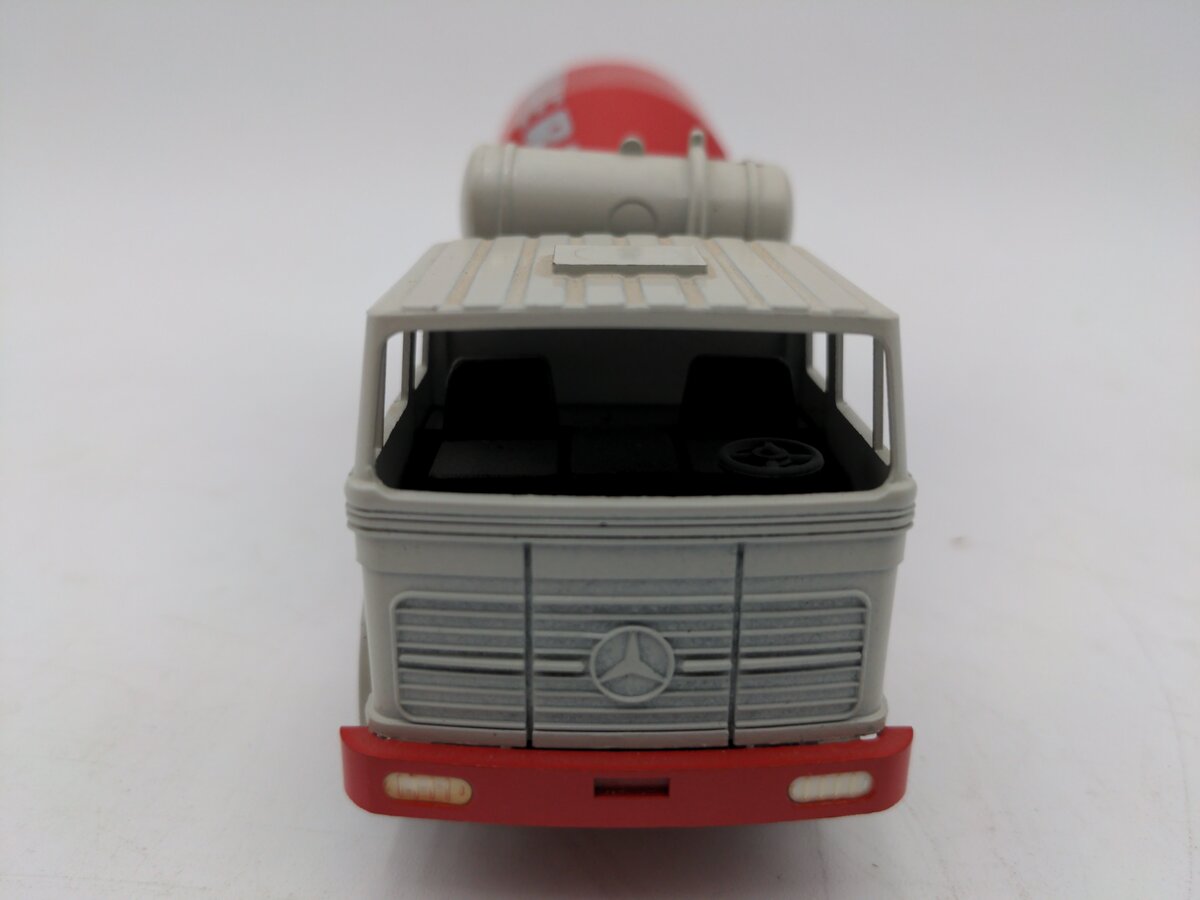 Gescha 1001 1:50 Scale Diecast Liebherr Cement Mixer - Red & White VG
