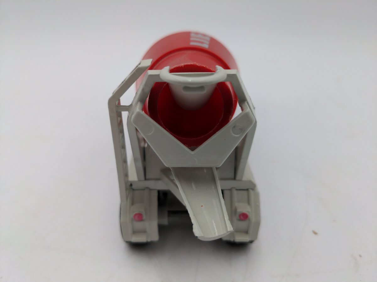 Gescha 1001 1:50 Scale Diecast Liebherr Cement Mixer - Red & White VG
