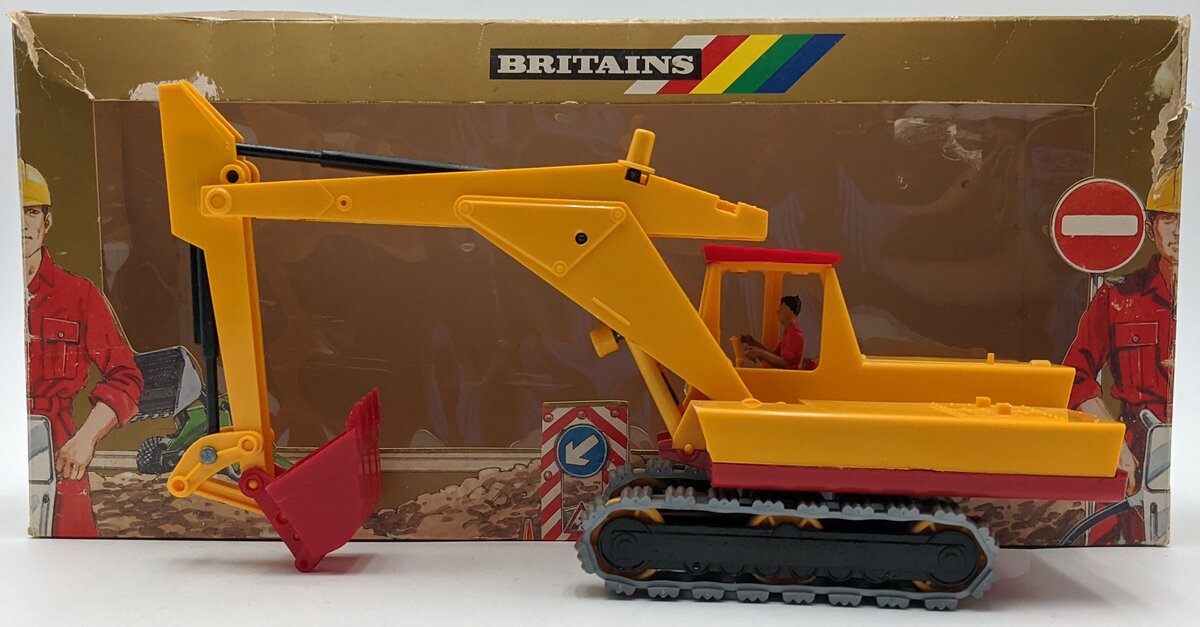 W. Britain 9913 1:50 Diecast JCB Excavator NIB