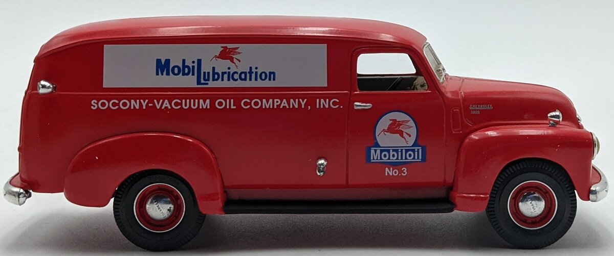 First Gear 19-1500 1:34 Diecast Chevy 1949 Panel Truck Mobil Oil NIB