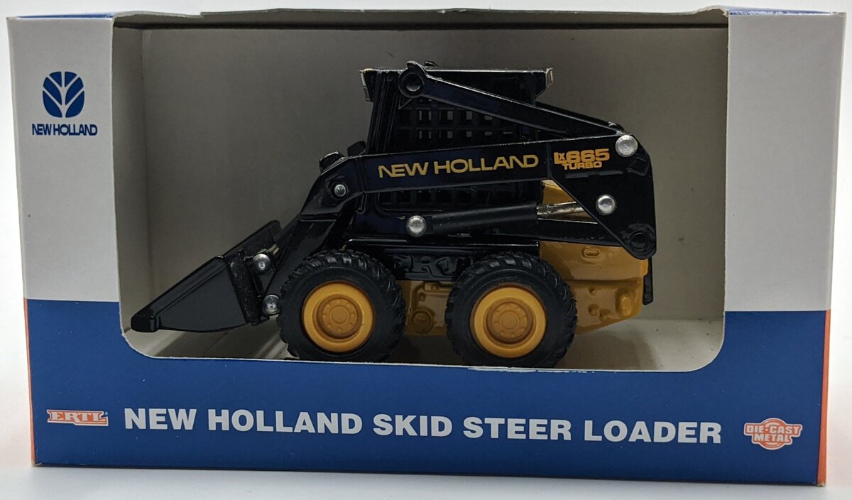 Ertl 358 1:32 Diecast New Holland LX 665 Skid Steer Loader NIB