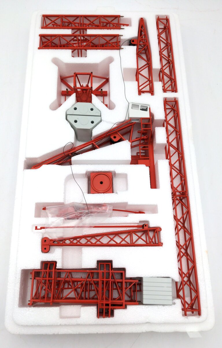 Conrad 2017 1:87 Scale Diecast Wolffkran Tower Crane w/Luffing Jib EX/Box