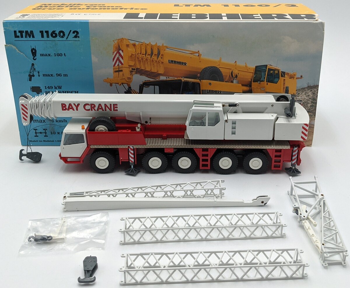 Conrad 2090-24 1:50 Diecast Liebherr LTM 1160/2 Mobile Crane Bay Crane NIB