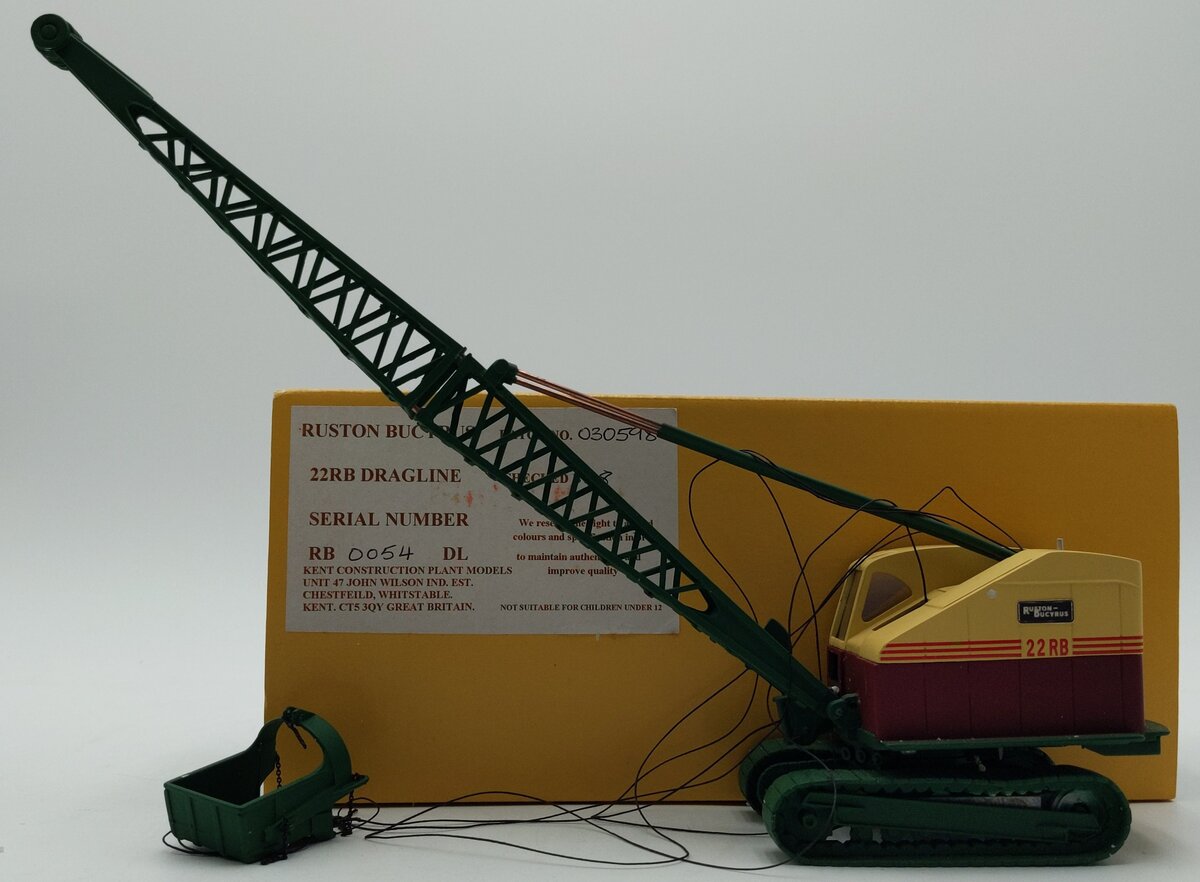 EMD T003.1 1:50 Diecast Ruston Bucyrus 22RB Dragline Crawler Crane NIB