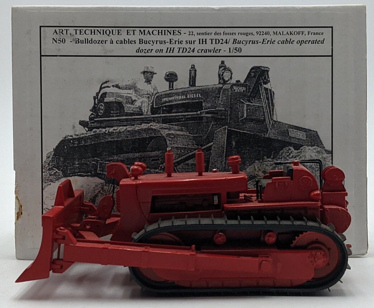 ATM N50 1:50 Bucyrus TD24 Crawler Dozer Red NIB