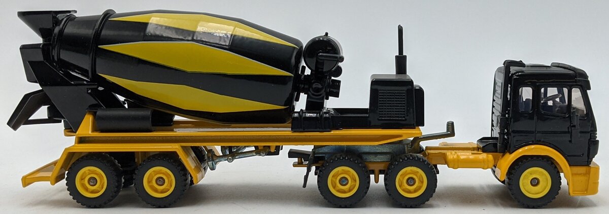 Conrad 4150 1:50 Diecast Mercedes AM 10FH Cement Mixer Black/Yellow NIB