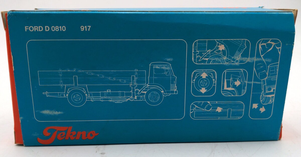Tekno 917 1:50 Scale Diecast Ford D 0810 Truck w/ Load NIB