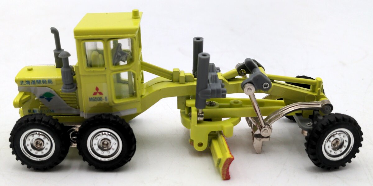 Yonezawa Toys 26 1:68 Scale Diecast Mitsubishi MG 500-S Motor Grader NIB