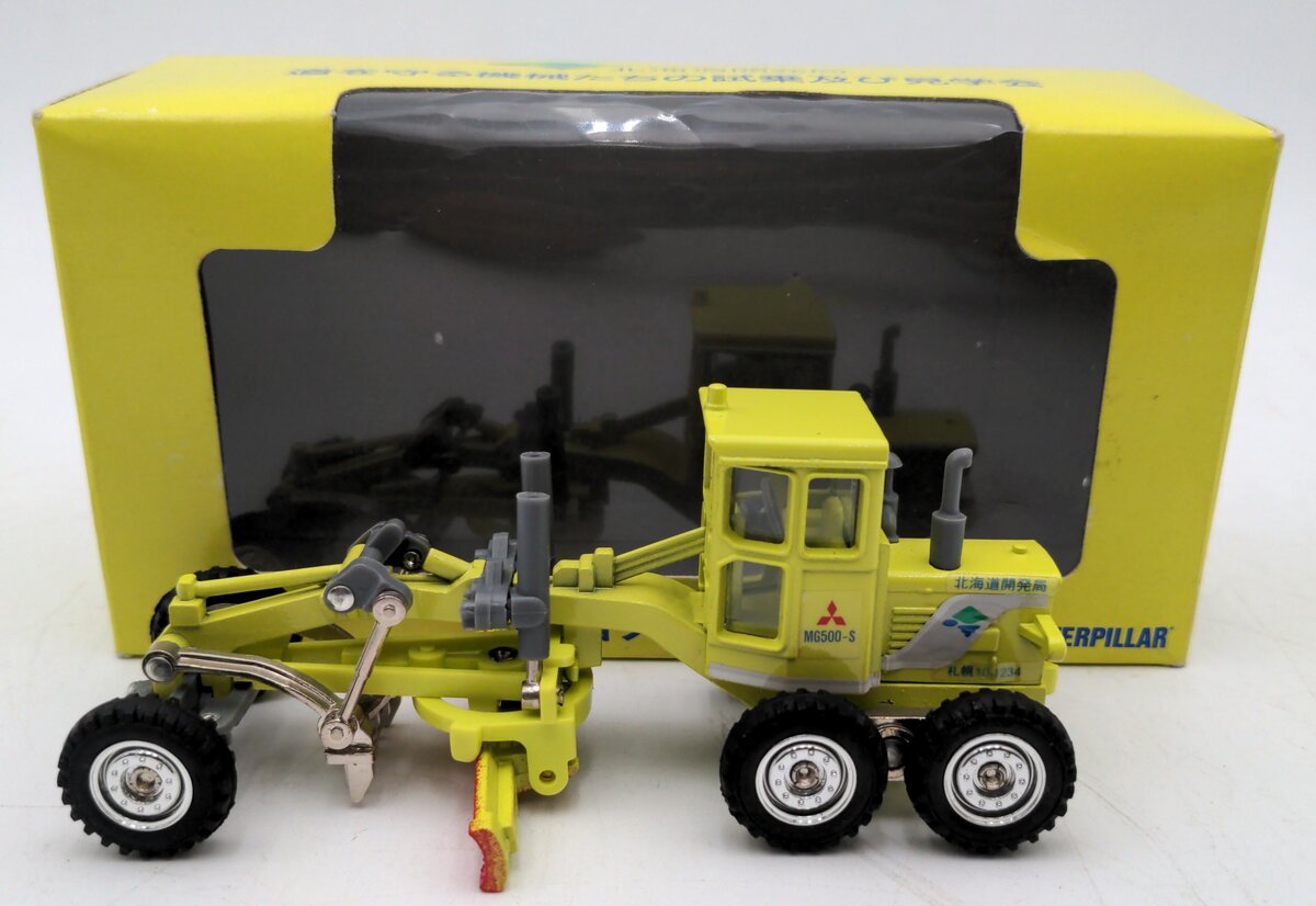 Yonezawa Toys 26 1:68 Scale Diecast Mitsubishi MG 500-S Motor Grader NIB