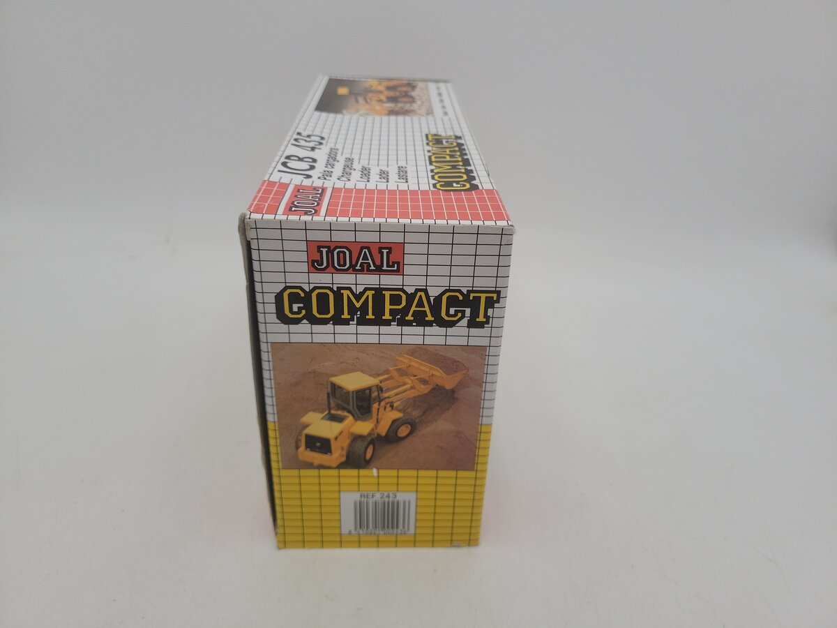 Joal 243 1:35 Scale Yellow JCB 435 Loader Die Cast Model LN/Box