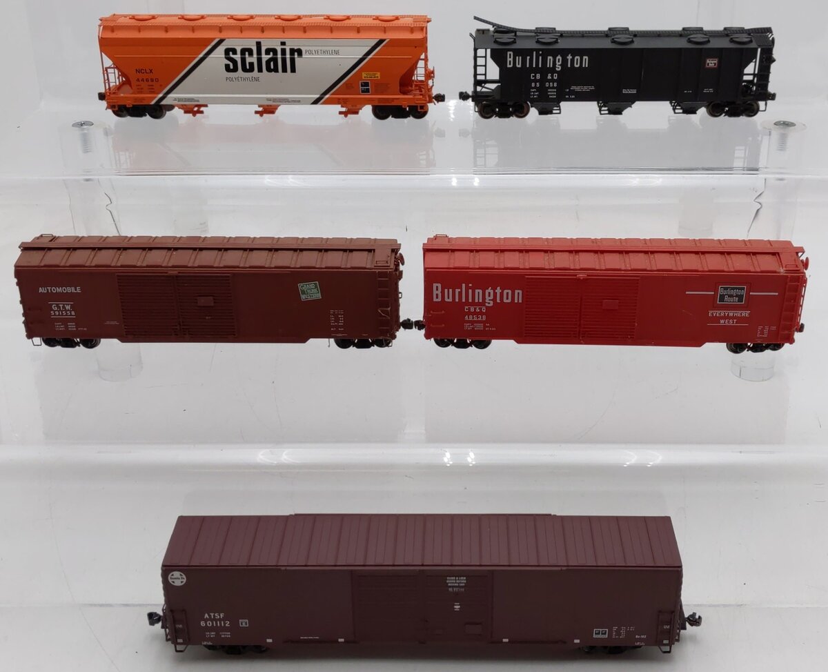 Walthers/Proto 2000/Others HO Freight Cars #48538,591558,85056,44690,601112 [5] VG