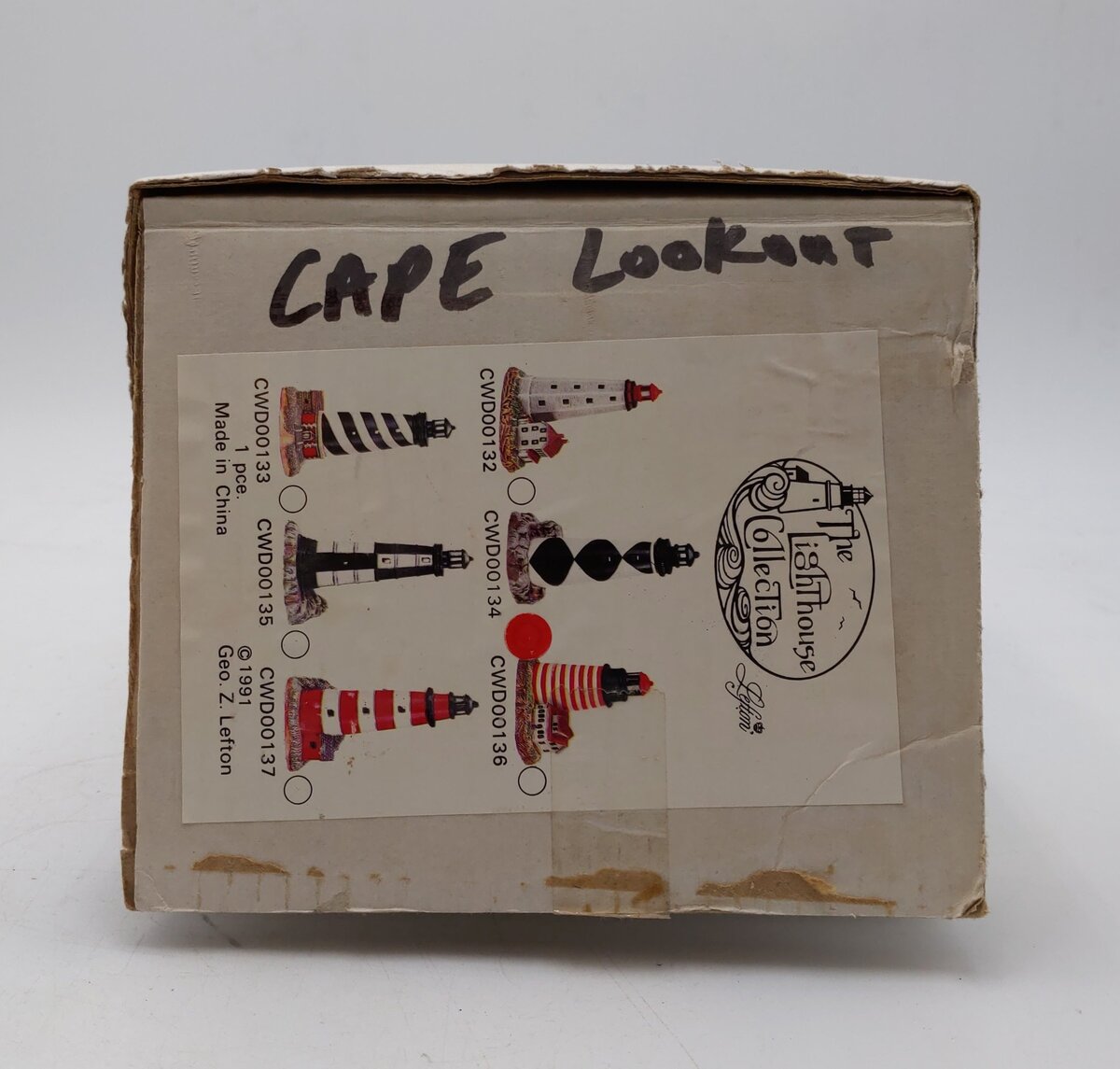 Lefton The Lighthouse Collection CWD00134 Cape Lookout 1859 LN/Box