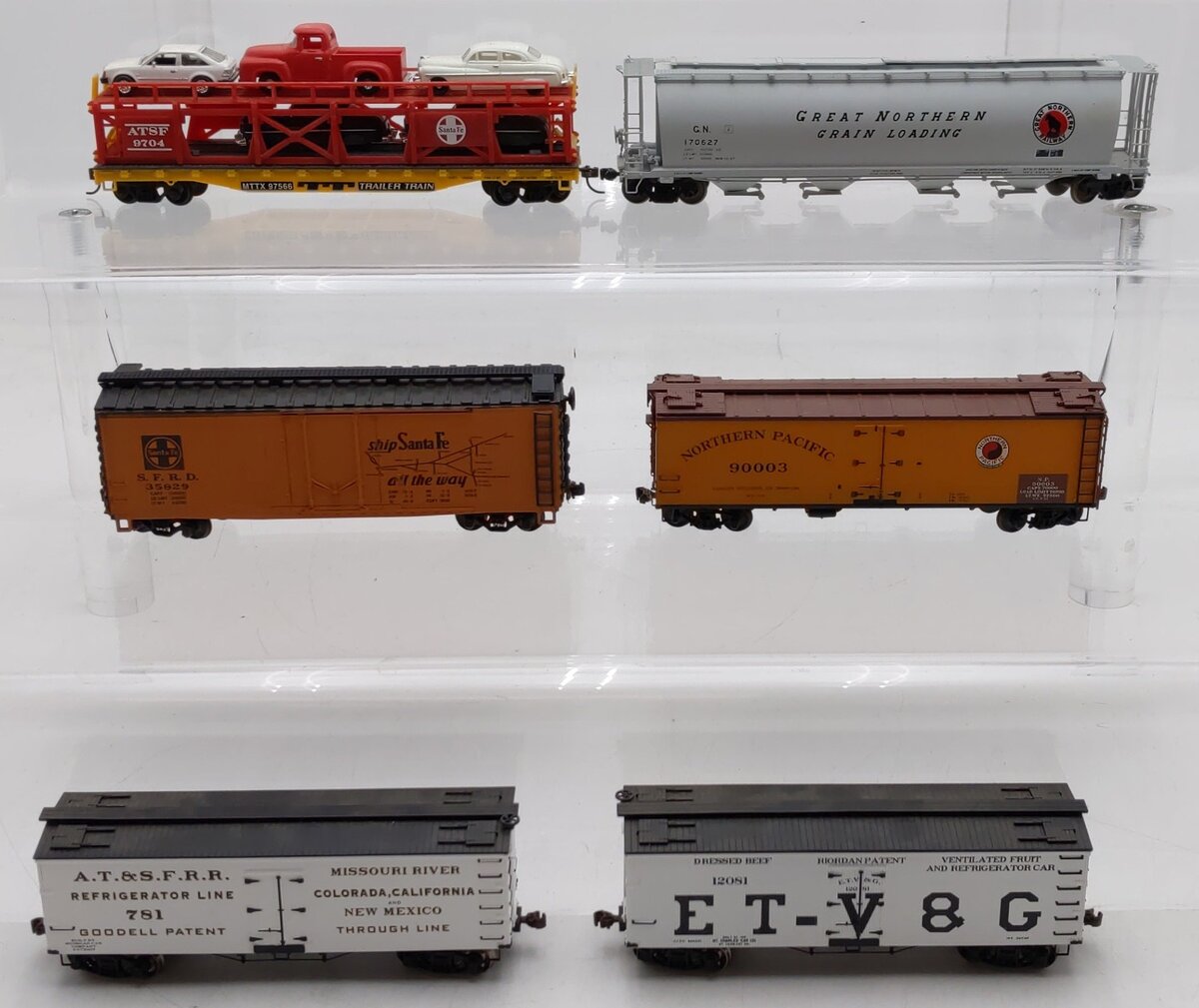 Life-Like/Athearn/Others HO Freight Cars #9704,170627,781,90003,12081,35829 [6] VG
