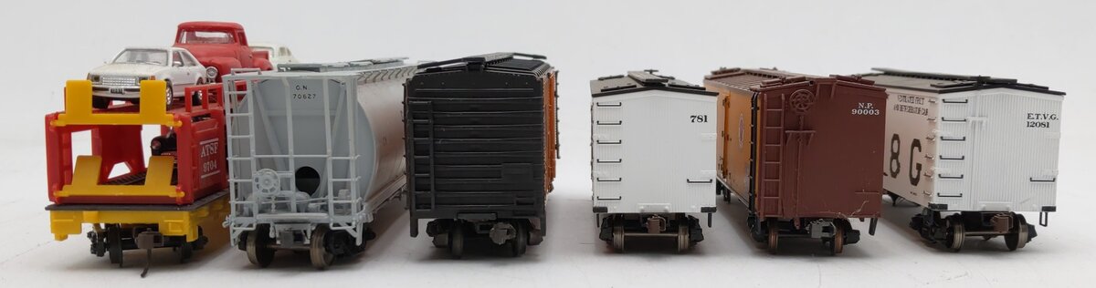 Life-Like/Athearn/Others HO Freight Cars #9704,170627,781,90003,12081,35829 [6] VG