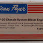 American Flyer 4-8459 S Gauge B&O Chessie System GP20 Diesel Engine EX/Box