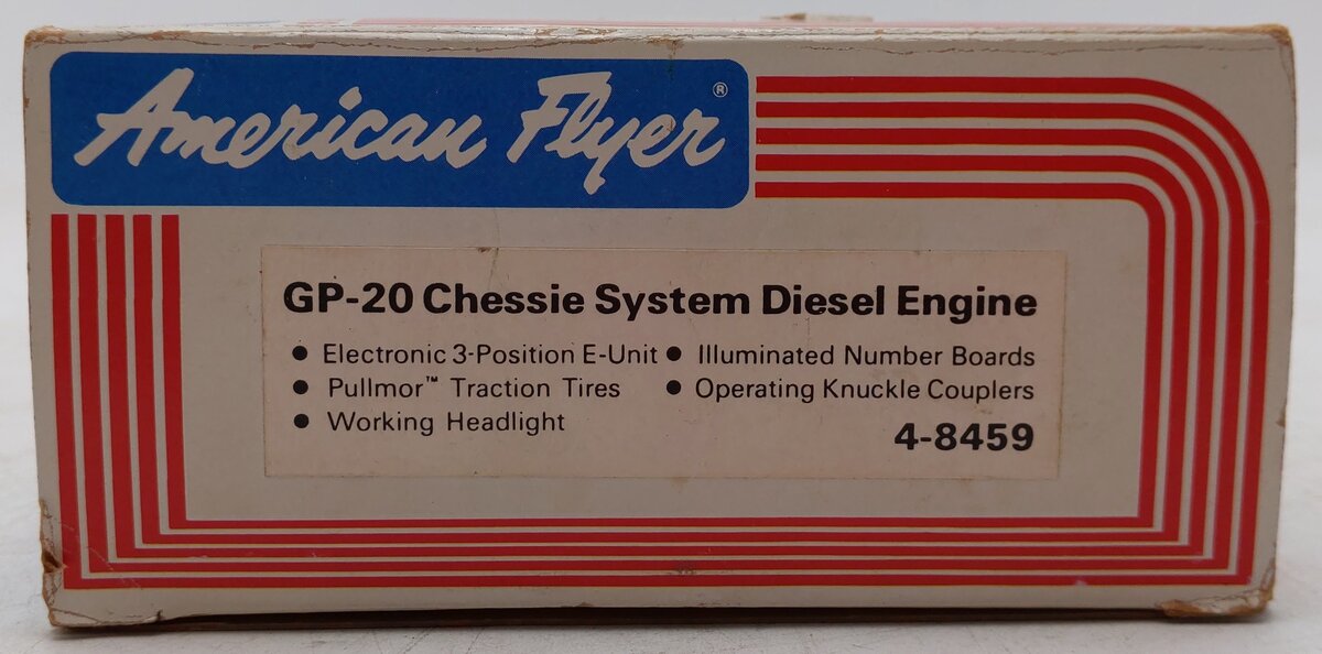 American Flyer 4-8459 S Gauge B&O Chessie System GP20 Diesel Engine EX/Box