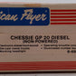 American Flyer 6-48004 S Scale Chessie GP-20 Dummy Diesel Loco EX/Box