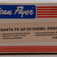 American Flyer 4-8651 S Gauge Santa Fe GP-20 Diesel Engine #8551 EX/Box