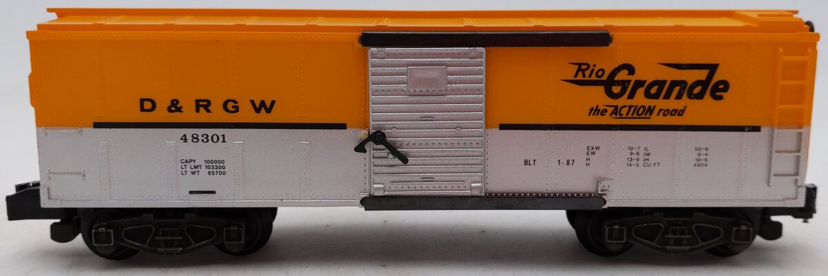 American Flyer 6-48301 S Gauge Denver & Rio Grande Boxcar #48301 VG/Box