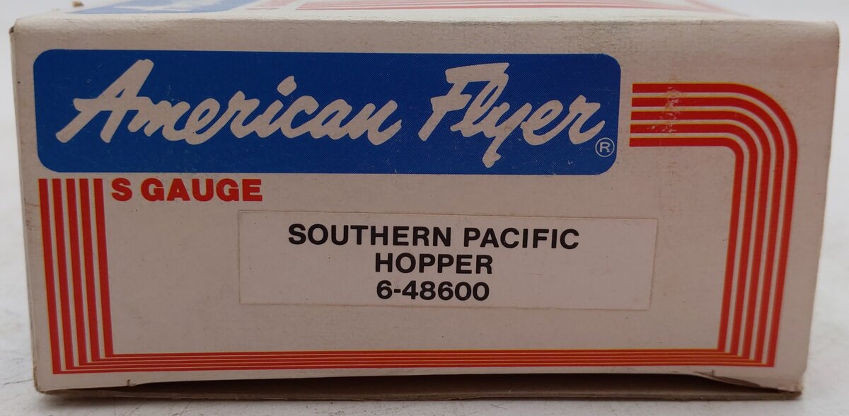 American Flyer 6-48600 S Gauge Southern Pacific Hopper #48600 VG/Box