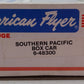American Flyer 6-48300 S Gauge Southern Pacific Boxcar #48300 VG/Box