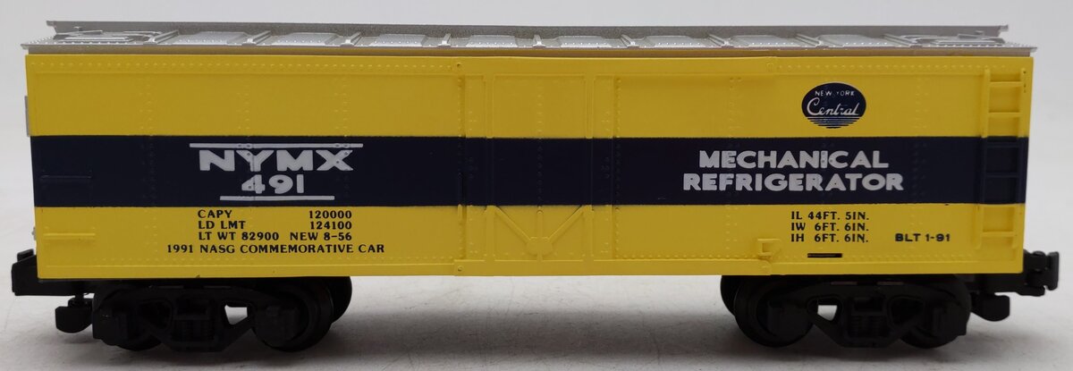 American Flyer 6-48436 S Scale NASG 491 NYMX Reefer #491 EX/Box