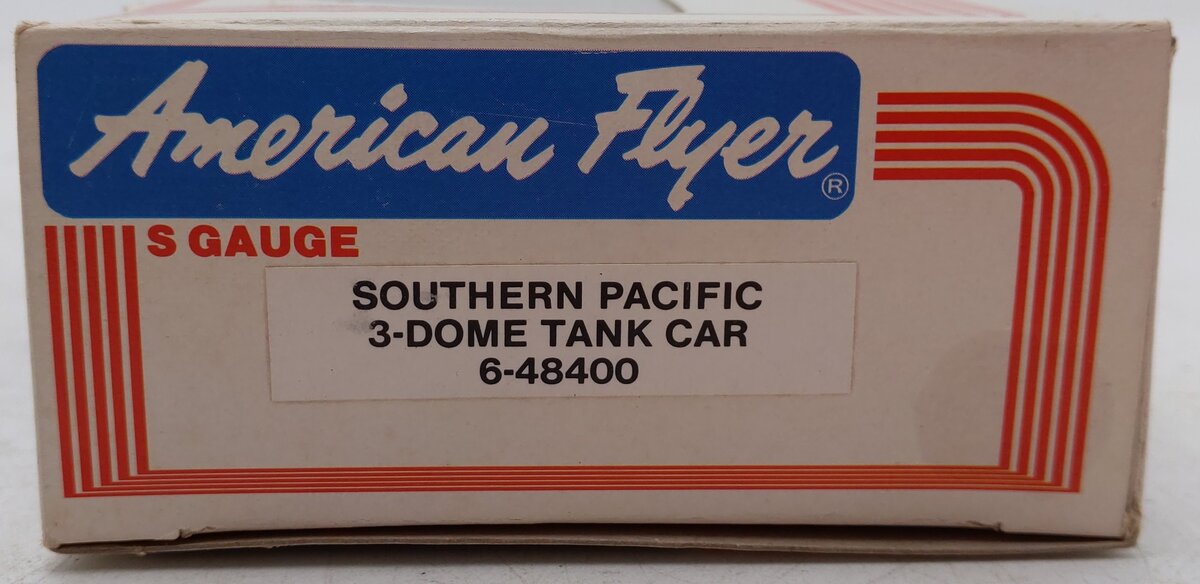 American Flyer 6-48400 S Gauge Southern Pacific Three Dome Tank Car #48400 EX/Box