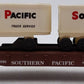 American Flyer 6-48501 S Gauge Southern Pacific Flatcar w/ Trailers VG/Box