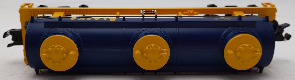 American Flyer 6-48412 S Gauge Alaska 3-Dome Tank Car #48412 EX/Box
