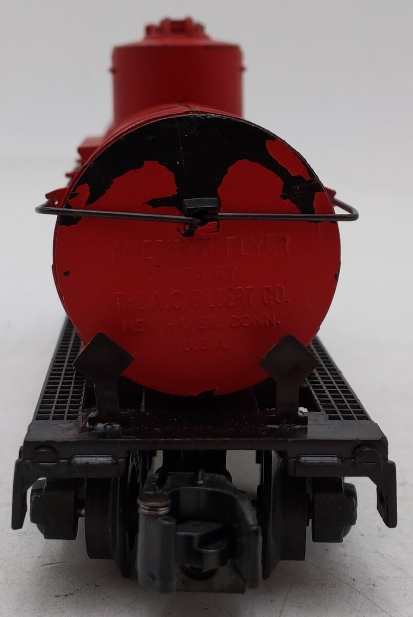 American Flyer 24316 Vintage S Gauge Mobilgas Single Dome Tank Car VG/Box