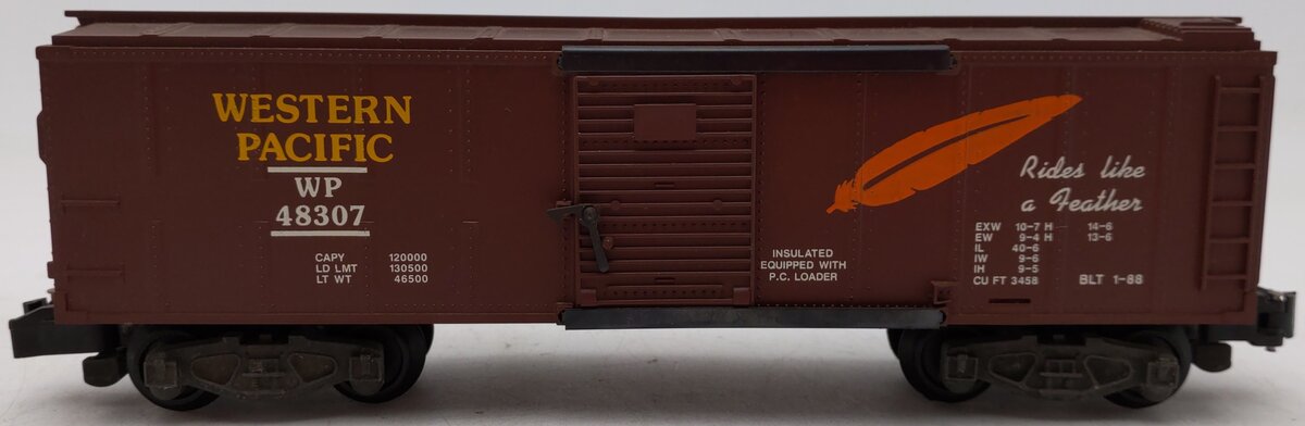 American Flyer 6-48307 S Gauge Western Pacific Boxcar #48307 VG/Box