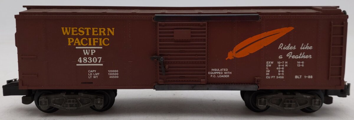 American Flyer 6-48307 S Gauge Western Pacific Boxcar #48307 VG/Box
